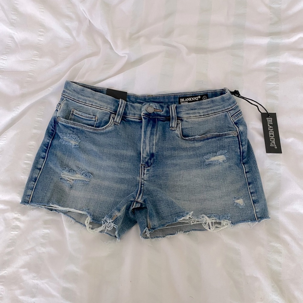 NWT Blank NYC Cutoff Denim Shorts